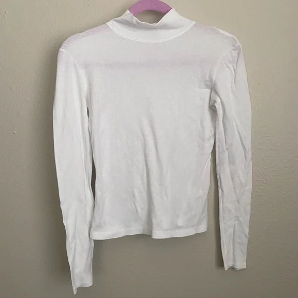 Rag & Bone The Slub Turtleneck Slim Fit Top XS - Picture 2 of 7